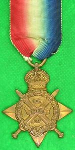 WW1 1914 STAR, NELSON BATTALION R.N.D