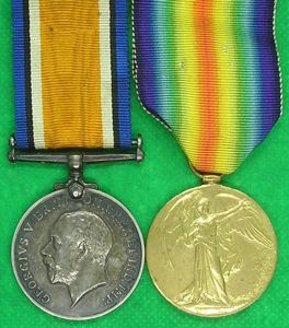 WW1 PAIR, W.RIDING.R / K.R.R.C, K.I.A F&F 17-6-1918, FROM HUDDERSFIELD