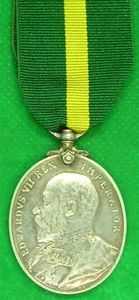 EVII TERRITORIAL EFFICIENCY MEDAL, 4th BORDER REGIMENT