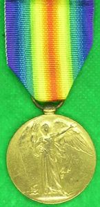 WW1 VICTORY MEDAL, 6th BORDER REGIMENT, KILLED IN ACTION F&F …