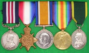 WW1 MILITARY MEDAL (MM) TRIO & T.E.M, 255th BDE.R.F.A FROM …