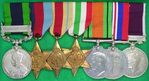 IGS WAZIRISTAN 1921-24 & WW2 GROUP WITH GVIR LS&GC, K.O.S.B …