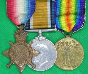 WW1 1914-15 TRIO, DERBY YEOMANRY
