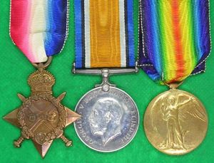 WW1 1914-15 TRIO, 2nd BEDFORDSHIRE REGIMENT OFFICER, KILLED IN ACTION …