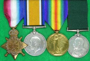 WW1 1914 TRIO & EVII VOLUNTEER LONG SERVICE, 6th GORDON.HIGHRS …