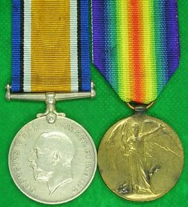 WW1 PAIR, 1/4th NORTHUMBERLAND FUSILIERS, DIED F&F 10-2-1918, SERVING WITH …