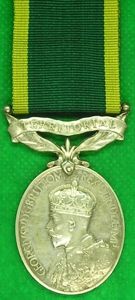 GVR 3rd TYPE CROWNED HEAD EFFICIENCY MEDAL, 7th HIGHLAND LIGHT …