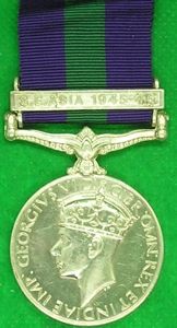 GSM S.E.ASIA 1945-46, UNNAMED AS ISSUED