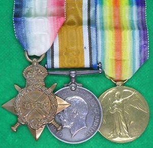 WW1 1914-15 TRIO, 7th NORTHUMBERLAND FUSILIERS & BORDER REGIMENT OFFICER, …