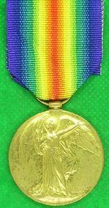 WW1 VICTORY MEDAL, 296th SIEGE BTY R.G.A, KILLED IN ACTION …