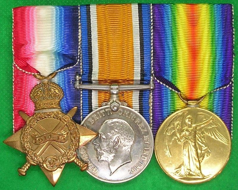 WW1 1914-15 TRIO, R.W.KENT.REGT, COMMISSIONED 2nd HAMPSHIRE REGIMENT, D.O.W F&F 10-10-1918 FROM WOKING — image 2