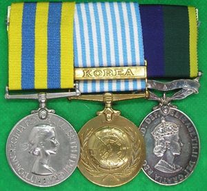 KOREA PAIR & T & A.V.R EFFICIENCY MEDAL, R.SIGNALS & …
