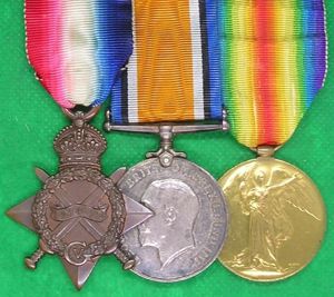 WW1 1914-15 TRIO, 1/4th W.RIDING.REGT, DIED OF WOUNDS F&F 29-10-1916, …