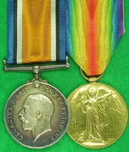 WW1 PAIR & MEMORIAL SCROLL, OFFICER 6th R.INNISKILLING.FUS, K.I.A F&F …