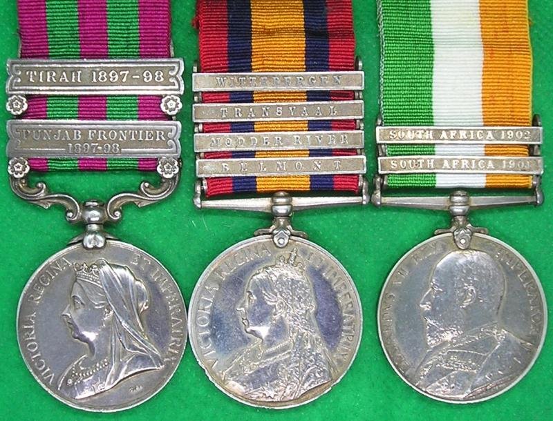 2 BAR IGS 1895, QSA & KSA PAIR, 2nd YORKSHIRE LIGHT INFANTRY — image 2