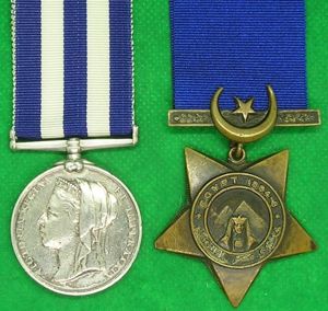 NO CLASP EGYPT PAIR, 2nd YORKSHIRE REGT