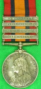 4 BAR QSA WITH RHODESIA CLASP, 71st COY, 18th IMPERIAL …