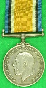 WW1 BRITISH WAR MEDAL R.ENGINEERS / A.S.C OFFICER, IRISH LANDED …