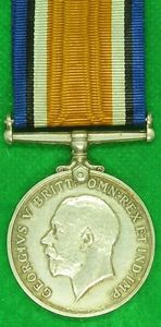 WW1 BRITISH WAR MEDAL, 10th ROYAL FUSILIERS / INTELIGENCE CORPS