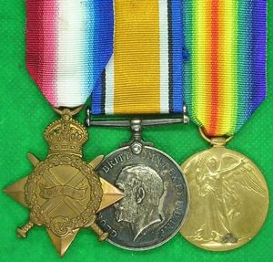 WW1 1914-15 TRIO, 8th GLOUCESTER REGIMENT, K.I.A F&F 30-7-1916, FROM …