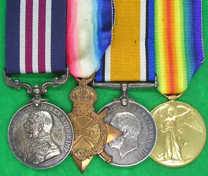 WW1 MILITARY MEDAL (MM) & TRIO, 10th E.YORK.R / HULL PALS, COMMISSIONED 10th YORKSHIRE REGT & DIED OF WOUNDS 11-4-1918 — image 2