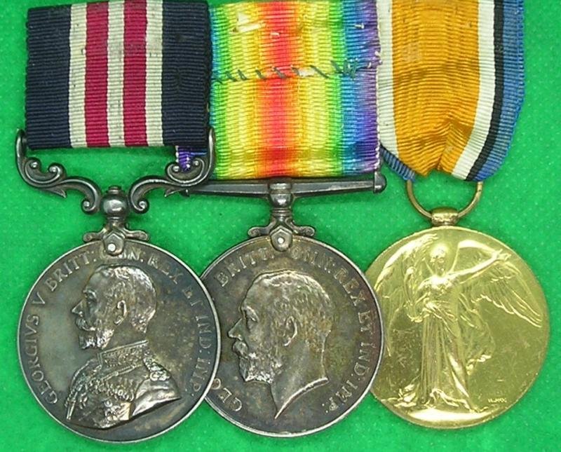 WW1 MILITARY MEDAL & PAIR, 9th YORKSHIRE REGIMENT, K.I.A ITALY 7-9-1918 FROM BEDALE — image 2