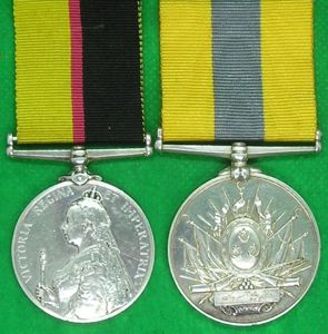 SUDAN PAIR, 2nd LANCASHIRE FUSILIERS