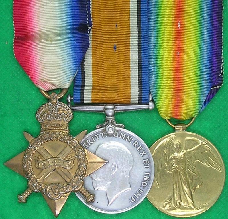 WW1 1914-15 TRIO, 2nd K.O.S.B, KILLED IN ACTION F&F 28-5-1916, FROM EDINBURGH — image 2