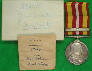 MINT BOXED VOLUNTARY MEDICAL SERVICES MEDAL & BAR, ST.ANDREWS AMBULANCE …