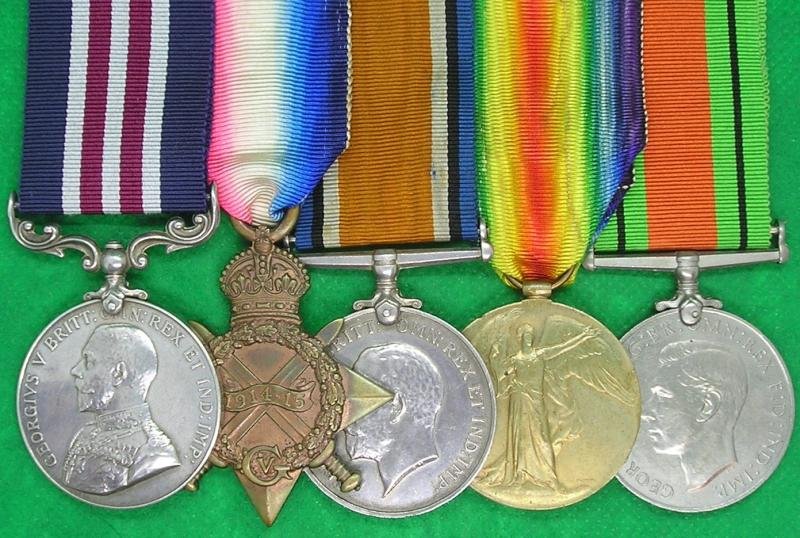 WW1 MILITARY MEDAL, 1914-15 TRIO & DEFENCE MEDAL, 6th LONDON REGIMENT — image 2