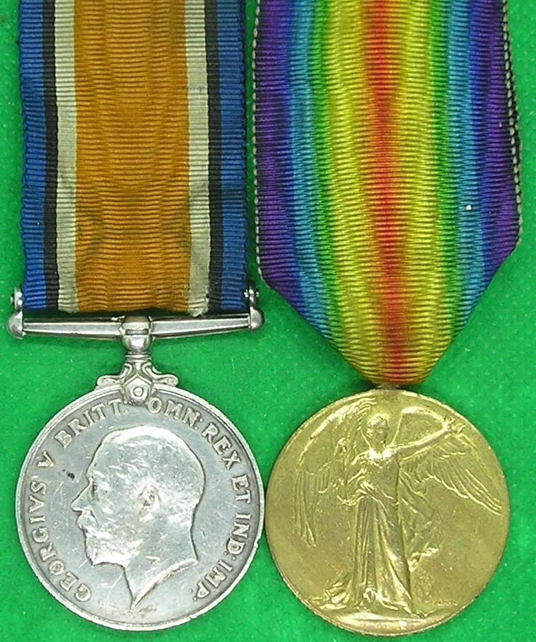 WW1 PAIR, 15th DURHAM LIGHT INFANTRY FROM SALTWELL — image 2