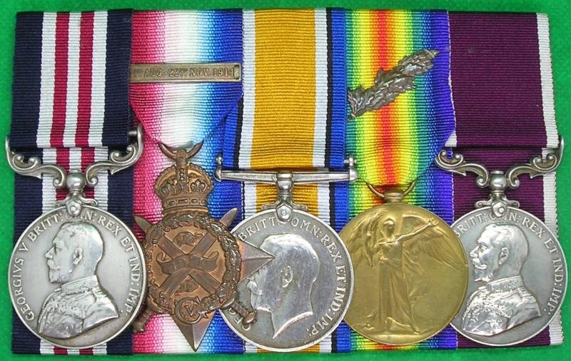 WW1 MILITARY MEDAL, 1914 MONS STAR TRIO & LS&GC, 9th BDE R.F.A, MM & MID FOR MESOPOTAMIA 1916 — image 2