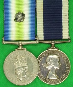 SOUTH ATLANTIC WITH ROSETTE & RN LS&GC, HMS HERMES / …