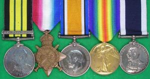 A.G.S SOMALILAND 1902-04 & 1914-15 TRIO, PAINTER HMS COSSACK, DIED …