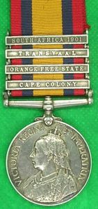 4 BAR QSA, OFFICER ROYAL IRISH FUSILIERS K.I.A JASKRAAL 28-8-1901