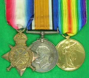 WW1 1914-15 TRIO, BORDER REGIMENT OFFICER FROM AMBLESIDE, K.I.A F&F …