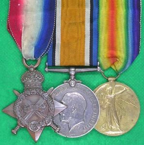 WW1 1914-15 TRIO, 1/4th W.RIDING.REGT K.I.A F&F 16-10-15, FROM CLECKHEATON