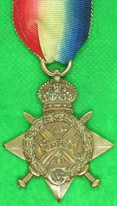 WW1 1914 STAR, COLLINGWOOD BTN RND, FROM GATESHEAD, CAPTURED AT …