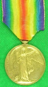 WW1 VICTORY MEDAL, NORTH SOMERSET YEOMANRY, M.I.D FOR SERVICES IN …
