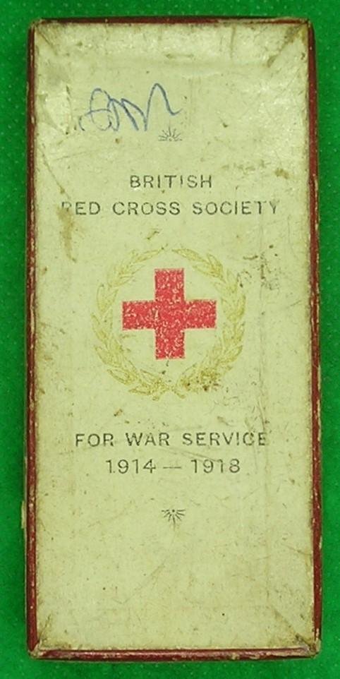 MINT BOXED WW1 BRITISH RED CROSS WAR SERVICE MEDAL 1914-1918 — image 3