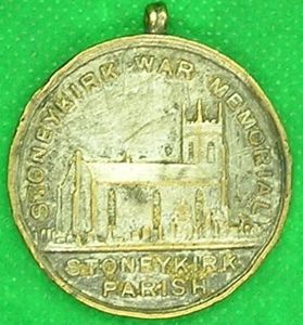 WW1 STONEYKIRK TRIBUTE MEDAL, AYRSHIRE YEOMANRY