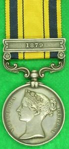 S.AFRICA / ZULU WAR MEDAL 1879, 17th LANCERS