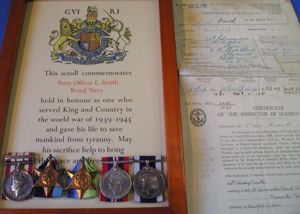WW2 ROYAL NAVY LONG SERVICE & CASUALTY GROUP, WITH ORIGINAL …