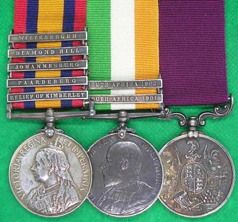 5 BAR QSA, KSA & VICTORIAN LS&GC, O BATTERY R.H.A — image 2