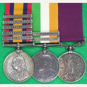 5 BAR QSA, KSA & VICTORIAN LS&GC, O BATTERY R.H.A