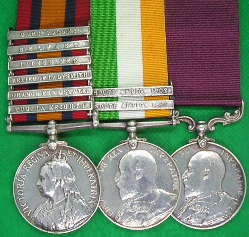 6 BAR QSA, KSA & EVII LS&GC, A-BATTERY, ROYAL HORSE ARTILLERY — image 2