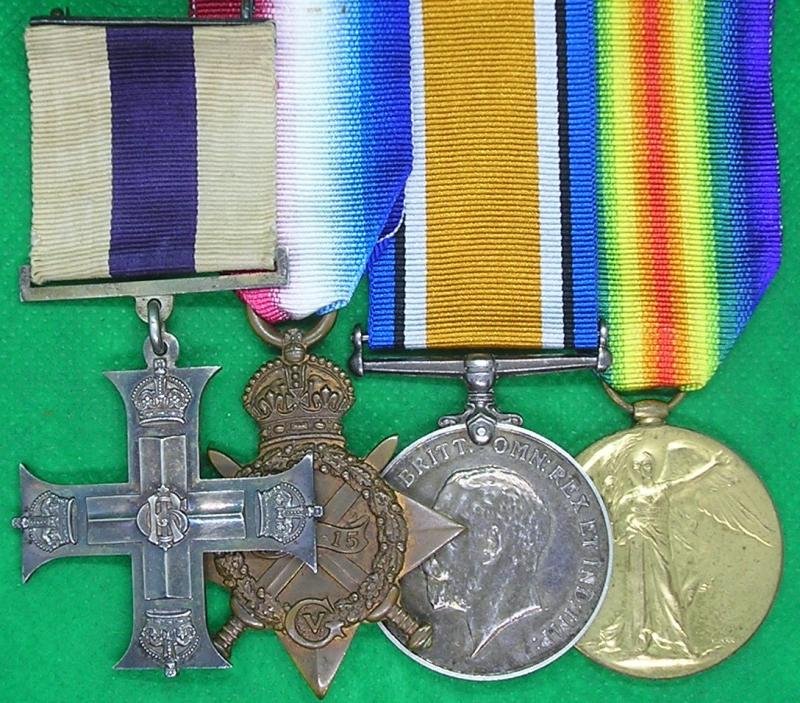 WW1 MILITARY CROSS & 1914-15 TRIO, 1st HIGHLAND LIGHT INFANTRY, FOR SERVICES IN MESOPOTAMIA — image 2