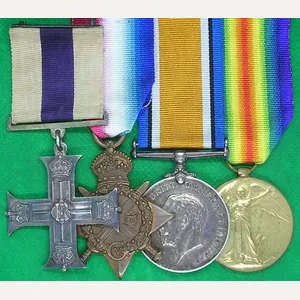 WW1 MILITARY CROSS & 1914-15 TRIO, 1st HIGHLAND LIGHT INFANTRY, …