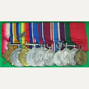 A SUPERB MESOPOTAMIA MSM & MID GROUP WITH SERBIAN MEDAL …