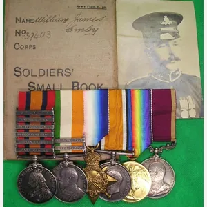 6 BAR QSA, KSA, 1914-15 TRIO & EVII LS&GC, 61st …